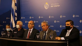 Heber encabezó una conferencia de prensa la tarde de este miércoles para informar acerca de la operación Cartagena