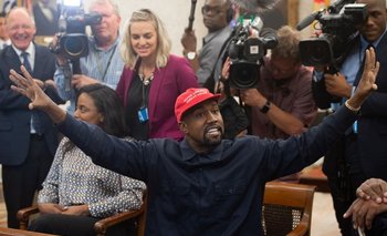 Kanye West en Oficina Oval de la Casa Blanca, 2018