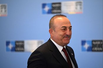 El Ministro de Relaciones Exteriores de Turquía, Mevlut Cavusoglu.