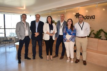 Luciano Deluca, Pablo Mieres, Faye Oconnor, Pedro Minetti, Camila Osorio y Carlos Acle 