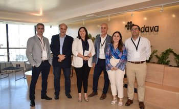 Luciano Deluca, Pablo Mieres, Faye Oconnor, Pedro Minetti, Camila Osorio y Carlos Acle 