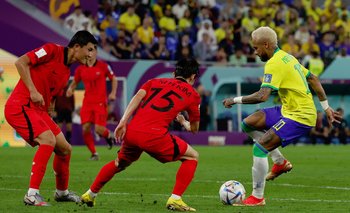 Neymar fue figura en Brasil ante Corea del Sur