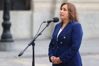 Archivo. La presidenta de Perú, Dina Boluarte
