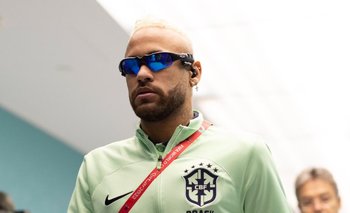 El look de Neymar al llegar a la semifinal ante Croacia