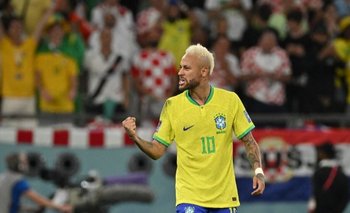 Neymar grita su gol ante Croacia