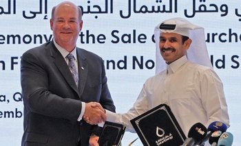  El acuerdo para llevar el gas de Qatar a Alemania fue anunciado por el ministro de energía qatarí y el jefe de Conoco Phillips, que participa de la operación