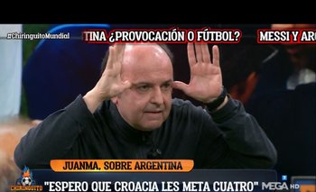 Rodríguez cuando deseó una goleada de Croacia ante Argentina