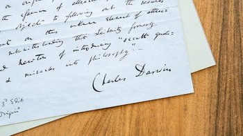 Era poco usual que Darwin usara su firma completa en los documentos