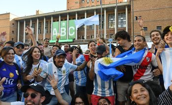 Así festejaron los argentinos en la Intendencia