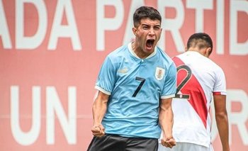 Renzo Sánchez en el Sudamericano Sub 20