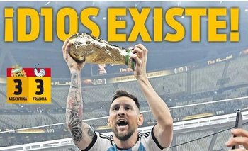 Tapas de diarios tras la consagración de Lionel Messi