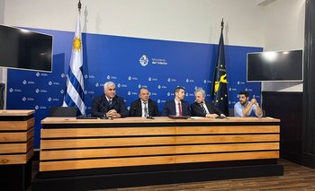 Press conference after the first meeting for a Comprehensive and Preventive Security Program