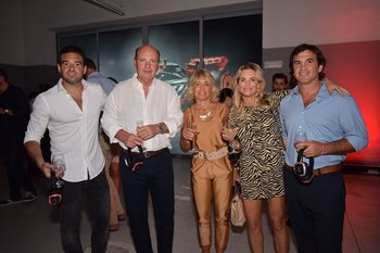 Federico, Alberto, CLaudia y Carolina Yoffe y Eduardo Galacha