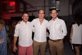 Juan Minchaca, Juan Carugati y Mateo Fontes