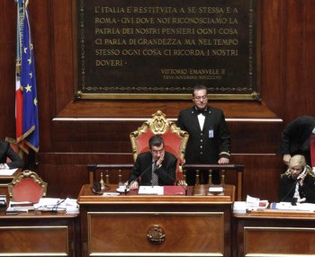 Foto de archivo. Senado italiano
