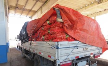 Camión con verdura de contrabando detenido el fin de semana largo 