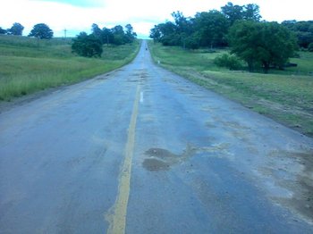 La ruta 27, que pasa por Rivera, es otra de las carreteras que Vázquez prometió arreglar.