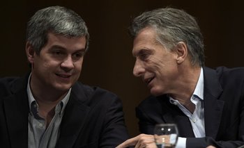 Mauricio Macri y Marcos Peña.