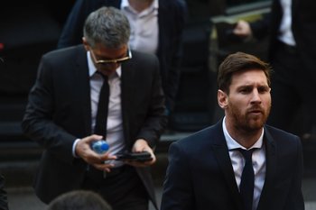 Messi y su padre<br>