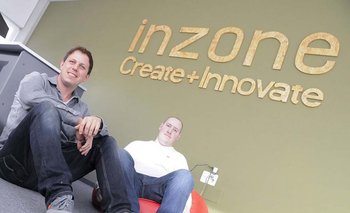 Marcelo Kronfeld y Emiliano Sandler, directores de Inzone. L. Carreño