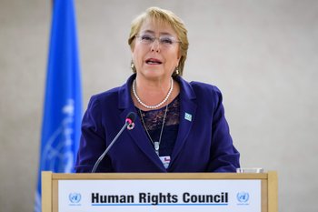 Pidieron la renuncia de la alta comisionada para los Derechos Humanos de Naciones Unidas, Michelle Bachelet, por no condenar al gobierno de Beijing.