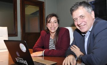 Macarena Botta y Omar Paganini, dos de los socios fundadores de Doctari