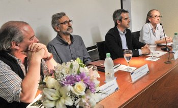 Fabio Montossi, José Bervejillo, Javier Aznárez y Elly Navajas.<br>