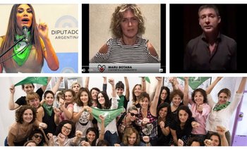Flor de la V, Maru Botana y Adrián Suar son algunas de las personalidades argentinas que manifestaron su opinión sobre el aborto <br>