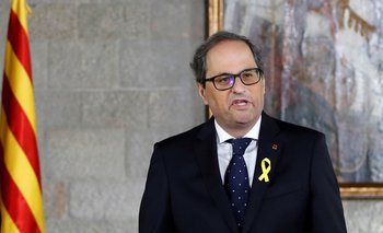Quim Torra, presidente catalán