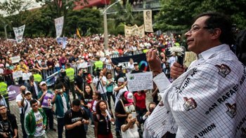 Gustavo Petro está en su tercera carrera por la presidencia de Colombia