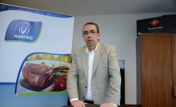 Marcelo Secco, director de Marfrig en Uruguay y presidente de la Asociación de la Industria Frigorífica del Uruguay