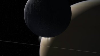 La luna Encélado es una continua fuente de energía y Saturno responde lanzando señales en forma de ondas de plasma.