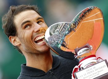 Rafael Nadal celebró en Monte Carlo un título que no fue uno más<br>