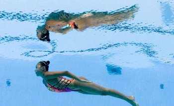 Ximena Pardiñas fue campeona sudamericana de nado sincronizado