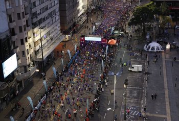 Largada de la Maratón de Montevideo, edición 2017