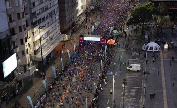 Largada de la Maratón de Montevideo, edición 2017