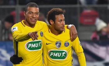 Mbappé y Neymar