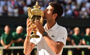 El serbio Novak Djokovic se quedó con el título en Wimbledon<br>
