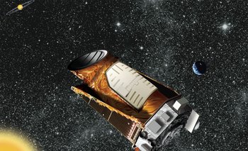 Concepto artístico del telescopio espacial Kepler, lanzado en 2009 por la NASA