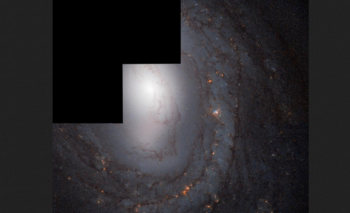M58 es una de las galaxias más brillantes en la constelación de Virgo
